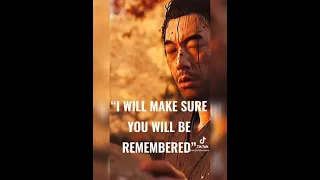 You Will Be Remembered | Ghost Of Tsushima Scene