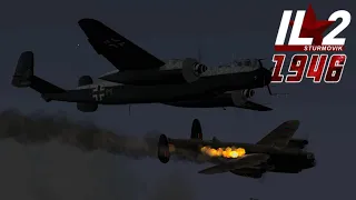 Full IL-2 1946 mission: He-219 - BAT 4.1 Command and Control Nightfighting