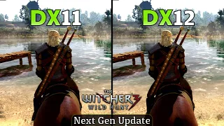 The Witcher 3 Next Gen Update | DX12 vs DX11 | ft.GTX 1050 Ti