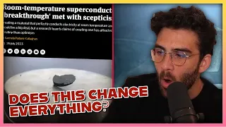 New Superconductor Breakthrough Could Be Revolutionary, But Should We Be Skeptic? | HasanAbi Reacts