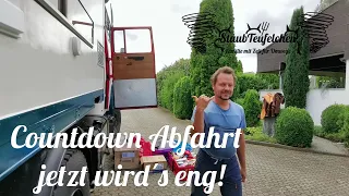 Countdown Abfahrt - jetzt wird's eng!