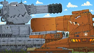 Battles of Soviet Mega Monsters - Cartoons about tanks