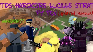 TDS Hardcore Lucille Strat Updated Version (P1) | Roblox Tower Defense Simulator