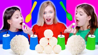 ASMR Most Popular Food Challenge (Candy Spoon, Ping Pong, Money Party) | Eating Sounds LiLiBu