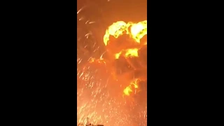 Tianjin , China explosion 2015