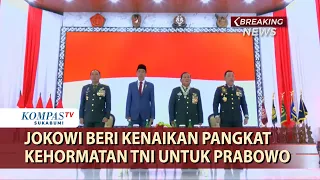 📶LIVE | Jokowi Beri Kenaikan Pangkat Kehormatan TNI untuk Prabowo di Rapim TNI Polri 2024