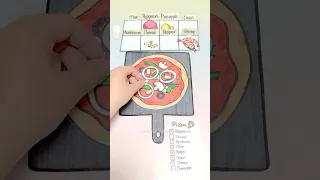 피자 종이 놀이 만들기🍕 Making a paper Pizza DIY#밍투데이#만들기