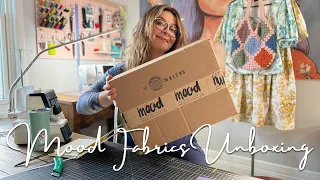 Mood Fabrics Unboxing / Pattern Planning!