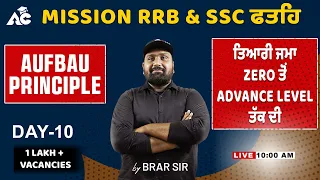 MISSION RRB & SSC ਫਤਹਿ | AUFBAU PRINCIPLE | ਤਿਆਰੀ Zero ਤੋਂ Advance Level ਤੱਕ ਦੀ | by Brar Sir