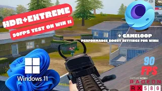 PUBG MOBILE | 90FPS | I5 9500+ RX580 | WIN 11 | GAMELOOP EMULATOR INPUT LAG FIX