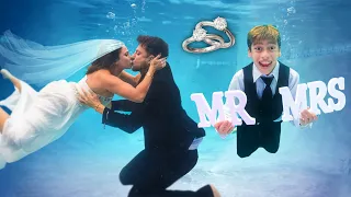 We Got MARRIED UNDERWATER!! 💍