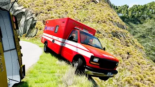 Cars vs Cliff Roads #5 - BeamNG drive