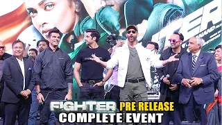 Fighter Grand Pre Release | Hrithik Roshan, Akshay Oberoi, Karan Singh Grover | Dav College