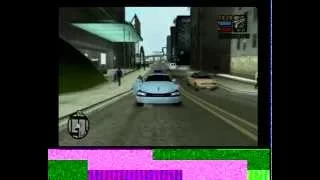 GTA LCS машина на автопилоте