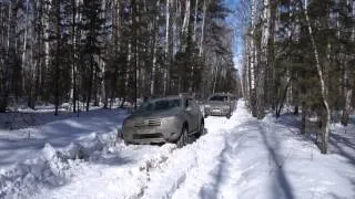 Renault Duster в снегу