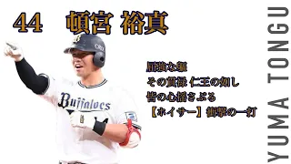 オリックス・バファローズ 頓宮裕真 選手 新応援歌