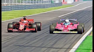Ferrari F1 2018 vs Ferrari F1 1979 - Monza