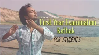 Teentaal Presentation for First Year Kathak Exam || Classical Dance Class by Anjan