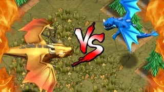 GIANT DRAGON vs ELECTRO DRAGON - NEW Dragon's Lair Goblin Map | Clash of Clans Update!