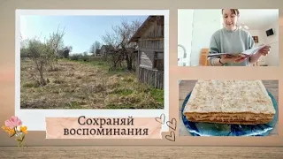 Дача моего детства.Небольшая закупка из Светофора.Готовлю рыбный пирог Наполеон. Доклеили обои.Vlog.