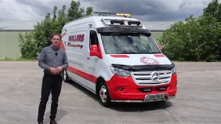 Trafficlear show the Millers Recovery Sprinter
