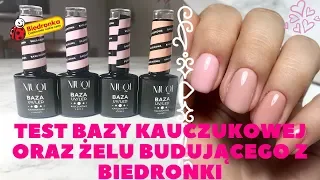 Baza kauczukowa i żel budujący z Biedronki| NIUQI | test