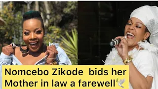 Nomcebo Zikode sings the global  ‘Jerusalema’ for her mother in law #RIPDeborahFraser