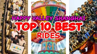 Top 5 rides at Happy Valley Shanghai - Shanghai, China | 2022