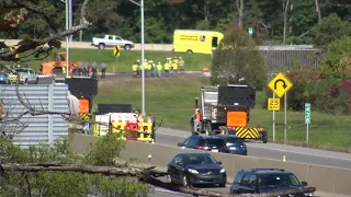 Hazardous materials incident Pennsylvania Turnpike at Quakertown