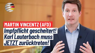 Impfpflicht gescheitert: „Es wäre Zeit, jetzt zurückzutreten“ | Martin Vincentz (AfD)