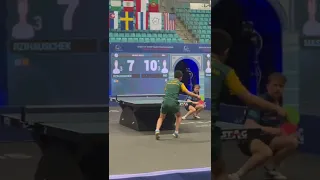 The coach’s reaction says it all 😮‍💨 #ITTFWorldsYouth #Tunis2022