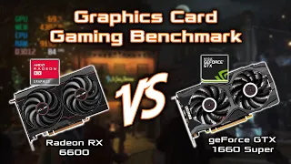 Duel panas GeForce vs Radeon Mid Level GPU - RX 6600 8Gb vs GTX 1660 Super 6Gb