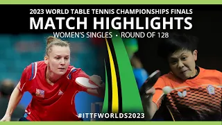 Katerina Tomanovska vs Cheng I Ching | WS R128 | 2023 ITTF World Table Tennis Championships Finals