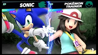 Super Smash Bros Ultimate Amiibo Fights – Sonic vs the World #76 Sonic vs Leaf