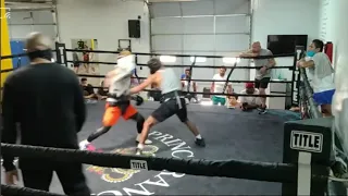 John Riel Casimero sparring
