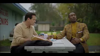 Tony writes a letter to his wife. Green Book. 2018 | movie moment