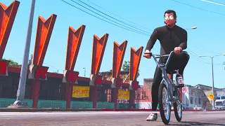 GTA V BMX FUNNY FAILS Ep.  2 Euphoria Physics Showcase