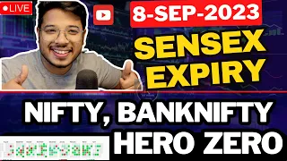 Sensex Expiry Trading || 8 Sep Live Trading || Option Scalping || Today Live Trading