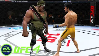 UFC4 Bruce Lee vs Army Men EA Sports UFC 4 - Super Battle