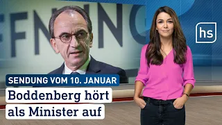 Boddenberg hört als Minister auf | hessenschau vom 10.01.2023