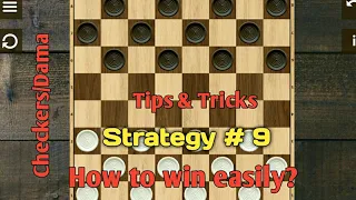 Checkers/Dama - New Opening Strategy