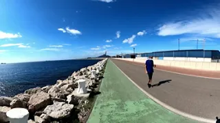 50 minute 360° VR Virtual Cycling Fat Burning Workout Tarragona Spain