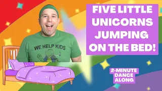 Five Little Unicorns Jumping On The Bed I Songs and Nursery Rhymes for Toddler Videos