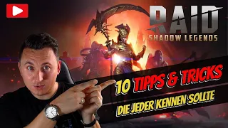 RAID Shadow Legends 🚨10 Tipps & Tricks 🚨 Basics, die jeder Spieler kennen sollte!