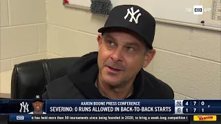 Aaron Boone on Luis Severino's turnaround