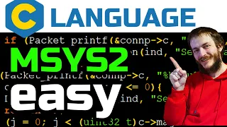 C language: MSYS2 install (gcc compiler)