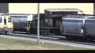 NS 4000 leads NS Train A43 into Grain Yard in Waco, GA