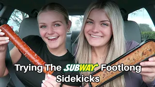 Trying The New Footlong Subway Sidekicks