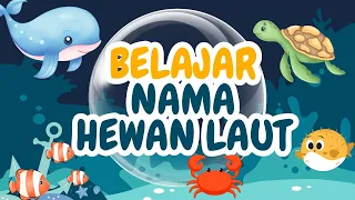 Edukasi Hewan Laut untuk Anak-anak | Mengenal Nama-nama Makhluk Laut | Si Kecil Pintar