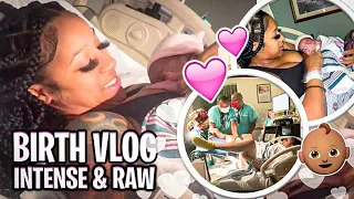 Raw & Intense Birth Vlog | Induced at 39 Weeks